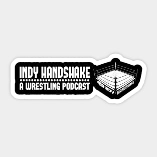 Indy Handshake Banner Logo Sticker